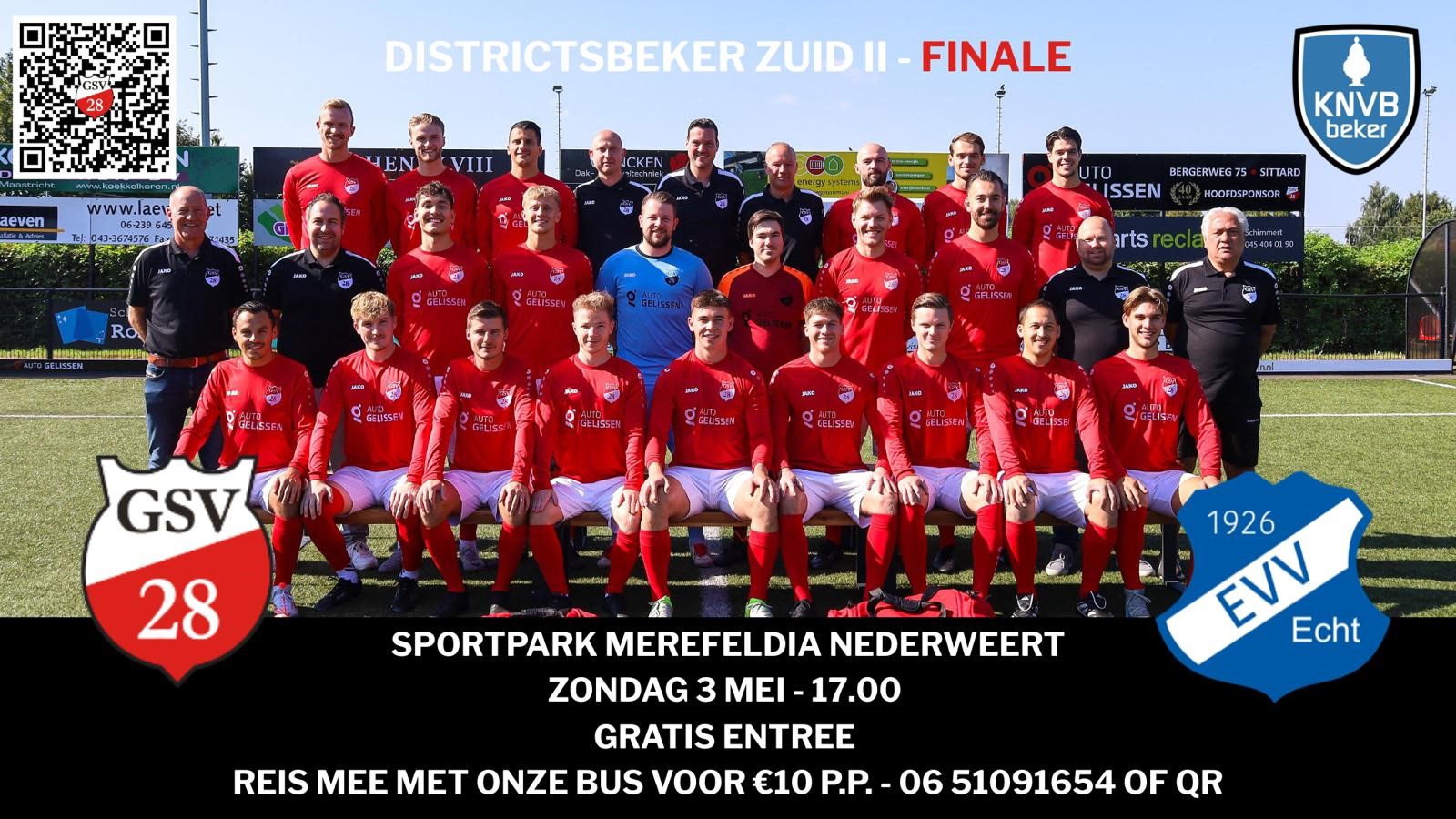 Bekerfinale: ga met de bus mee naar Nederweert