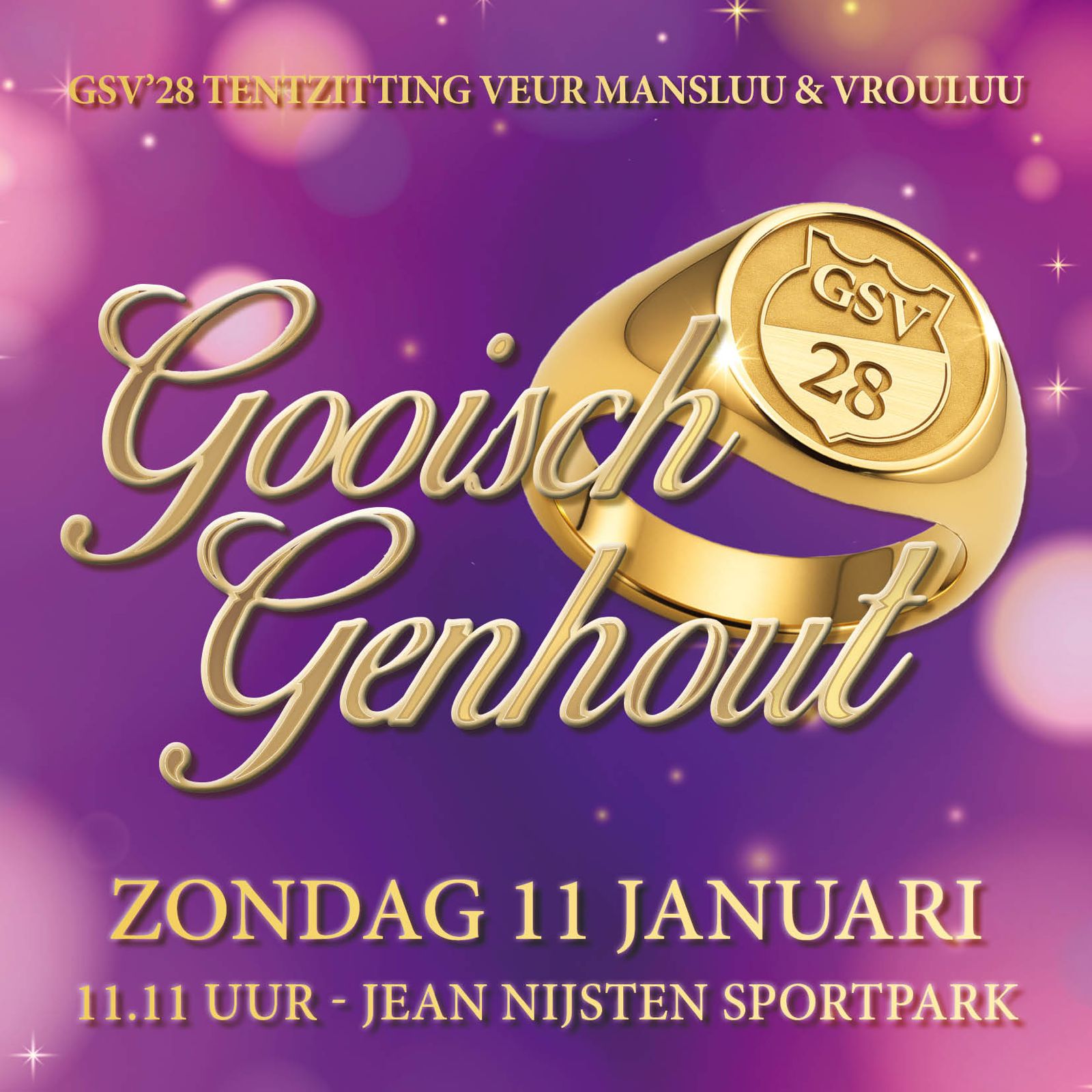 Locatie GSV'28 Tentzitting 2026 gewijzigd